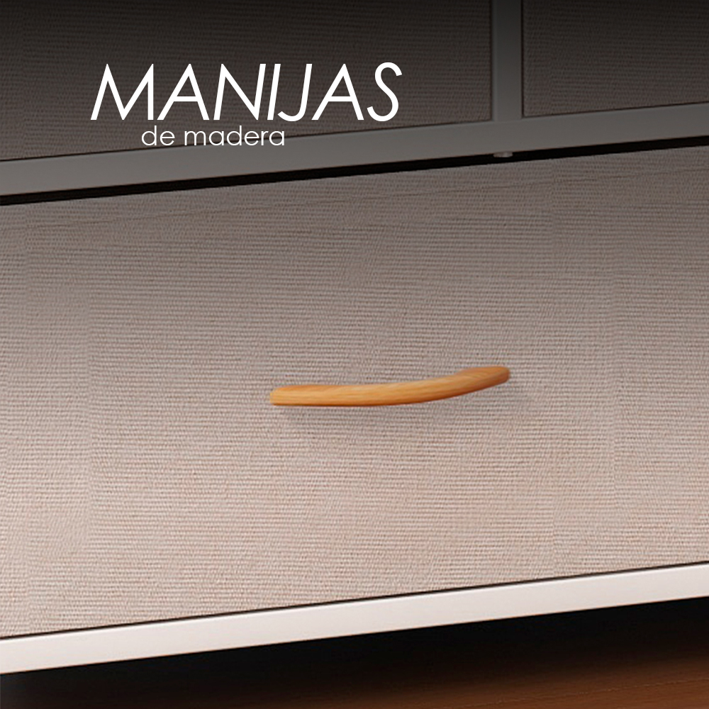 Cómoda Gabinete con 5 cajones Café Ilios Innova