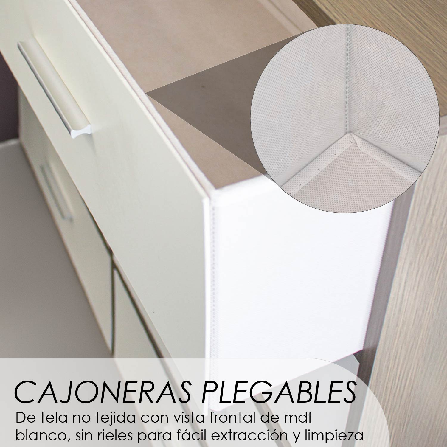 Buró Cajonera con 3 Cajones Café Ilios Innova