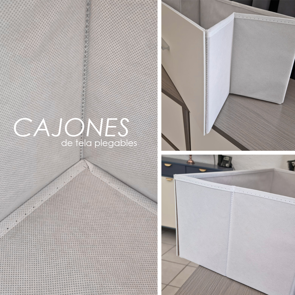 Ilios Innova Buró Cajonera para Habitación, Elegante Cómoda con Espacio para 8 Cajones