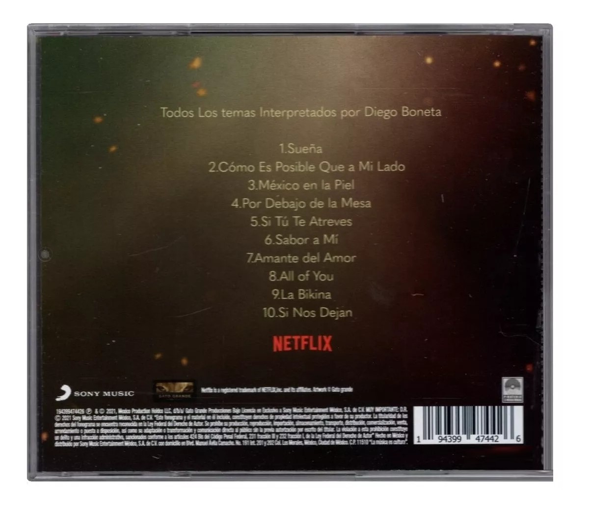 Luis Miguel La Serie Diego Boneta / Temporada 3 - Disco Cd