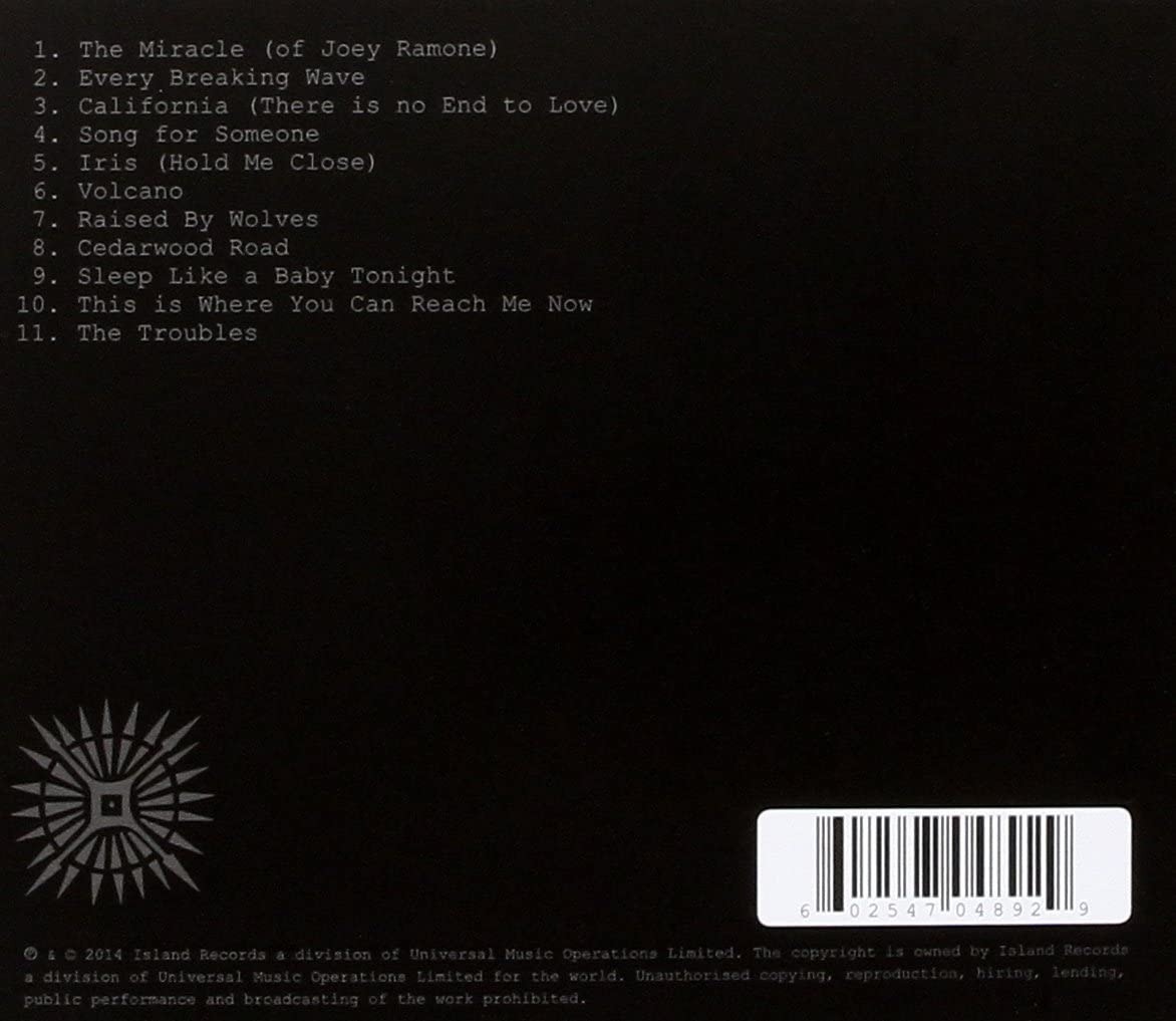 U2 Songs Of Innocence Disco Cd.