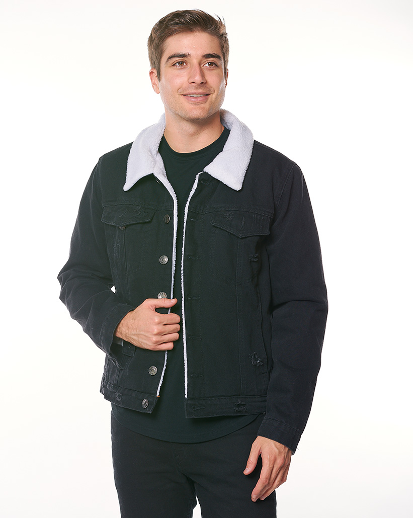 Chamarra de Mezclilla con borrega