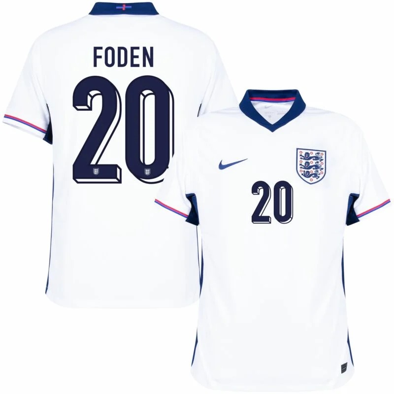 Jersey nike Selección Inglaterra local eurocopa 2024 Fodden #20 FJ4285