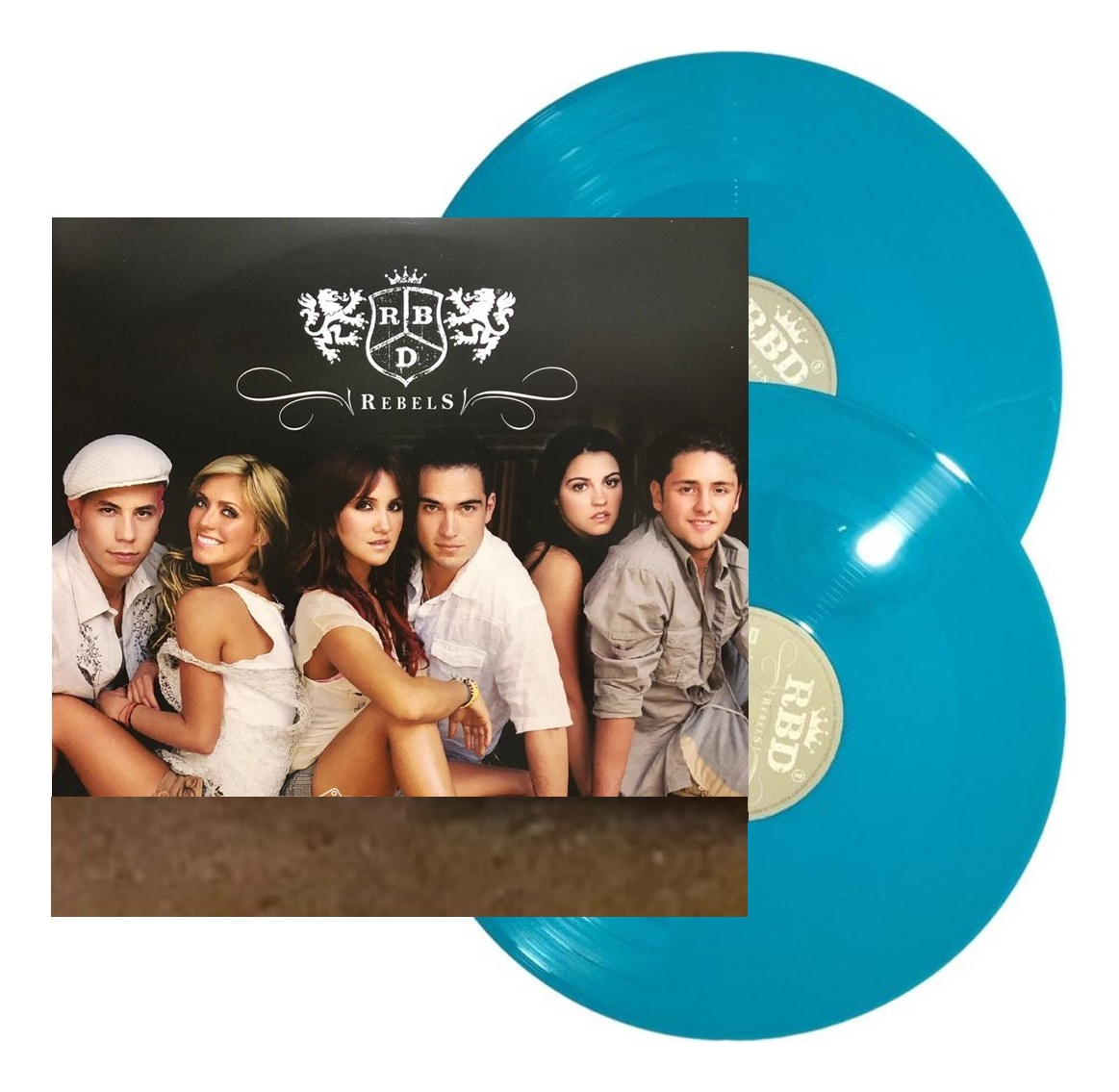 Rbd Rebelde Rebels Azul Blue 2 Lp Vinyl