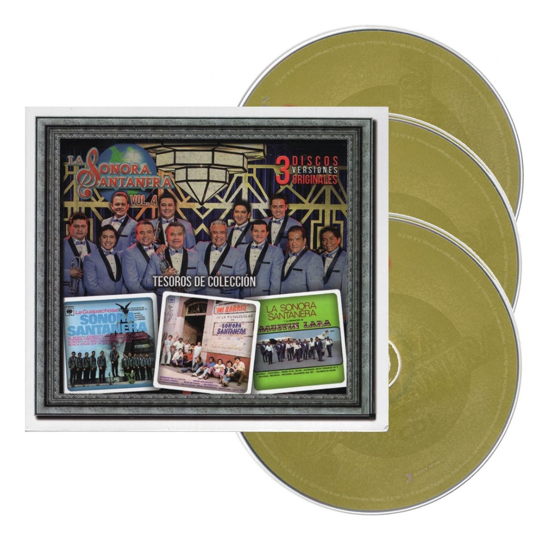 La Sonora Santanera Tesoros De Coleccion Vol 4  Boxset 3 Cd