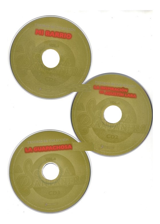 La Sonora Santanera Tesoros De Coleccion Vol 4  Boxset 3 Cd