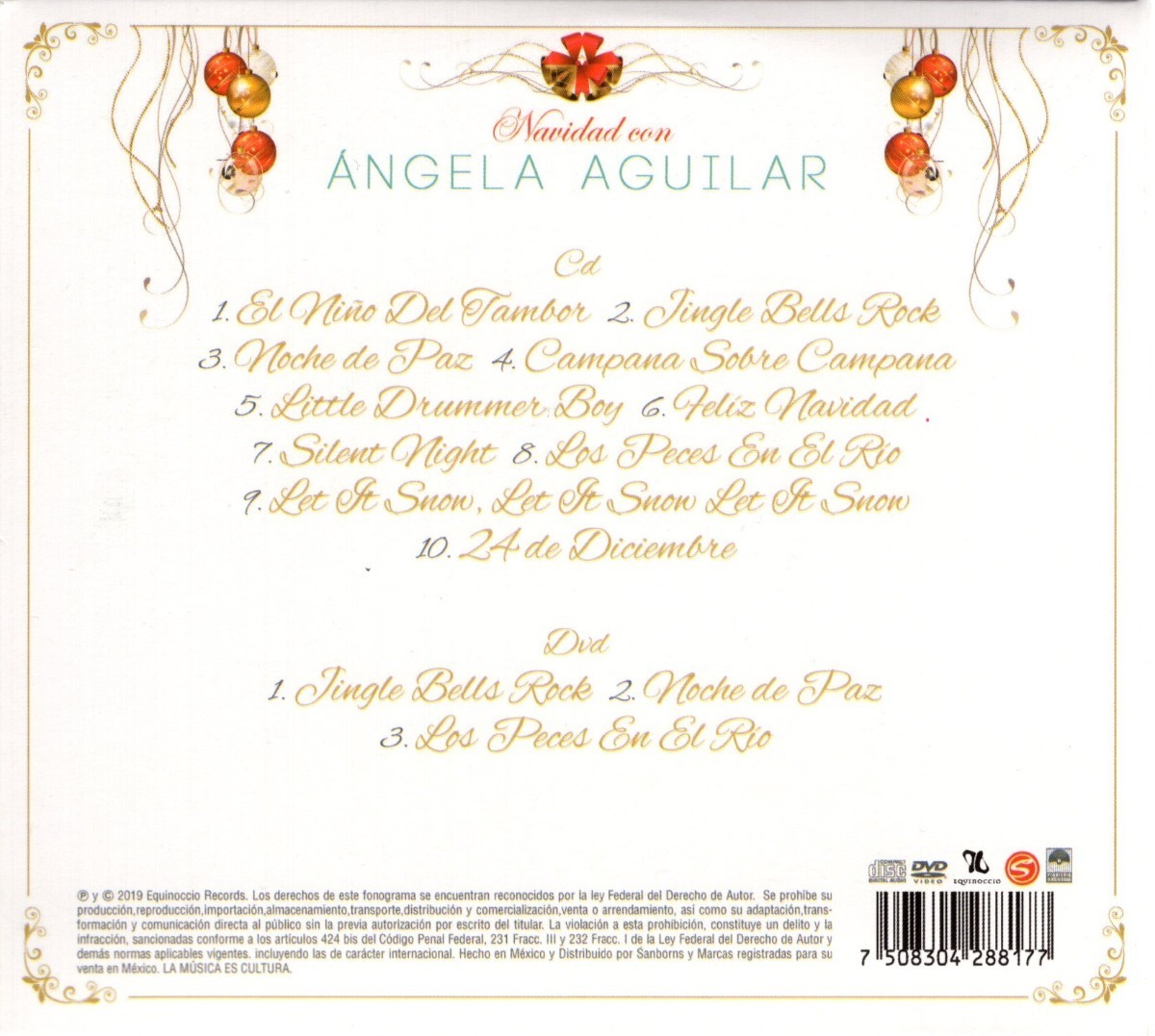 Navidad Con Angela Aguilar Edicion Especial - Disco Cd + Dvd