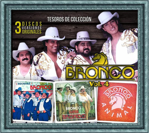 Bronco - Tesoros De Coleccion / Vol 4 - Boxset 3 Discos Cd.