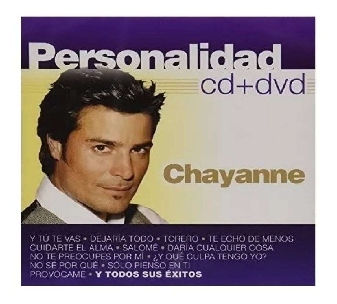 Chayanne Personalidad Disco Cd + Dvd.