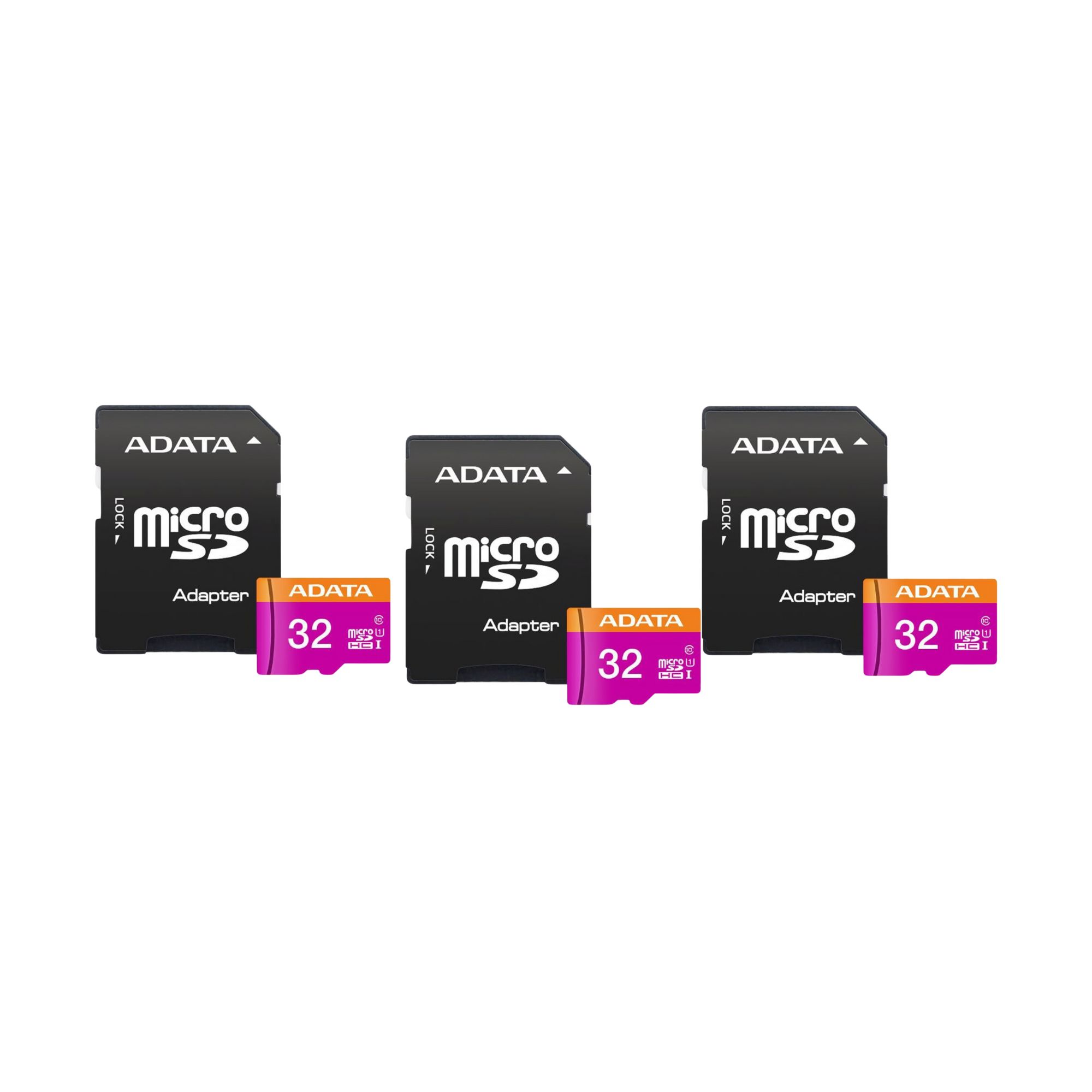 3 Pack - Tarjeta de Memoria microSD de 32 GB Adata Premier