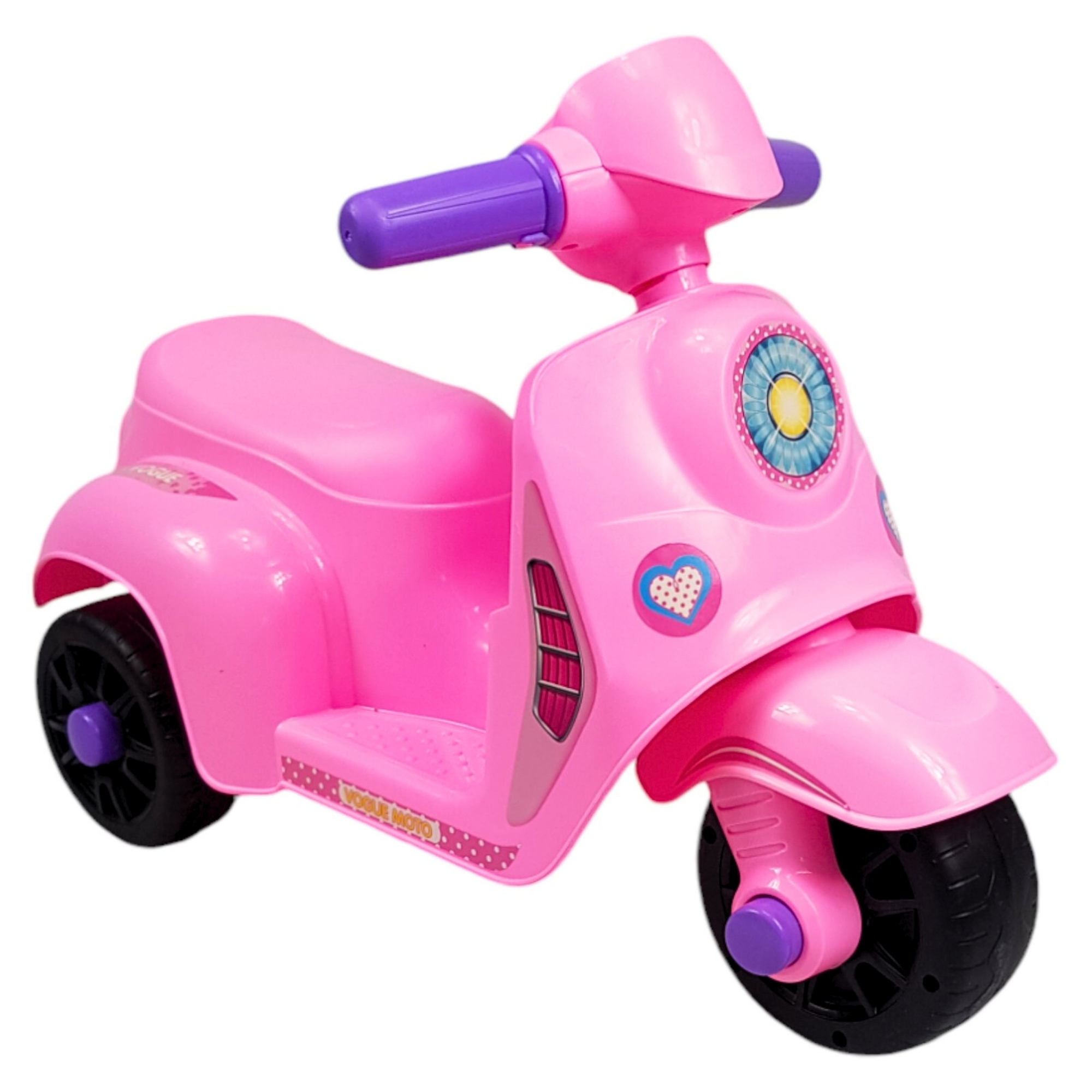Montable Correpasillos para Ninos Juguete de Equilibrio Moto Rosa