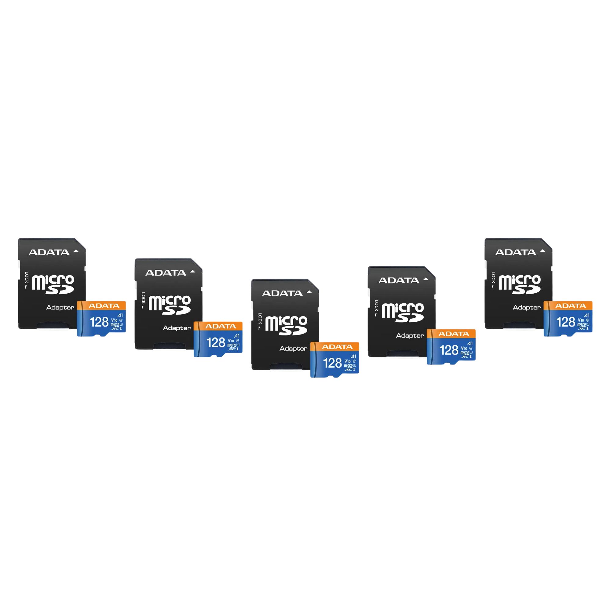 5 Pack - Tarjeta de Memoria microSD de 128 GB Adata Premier