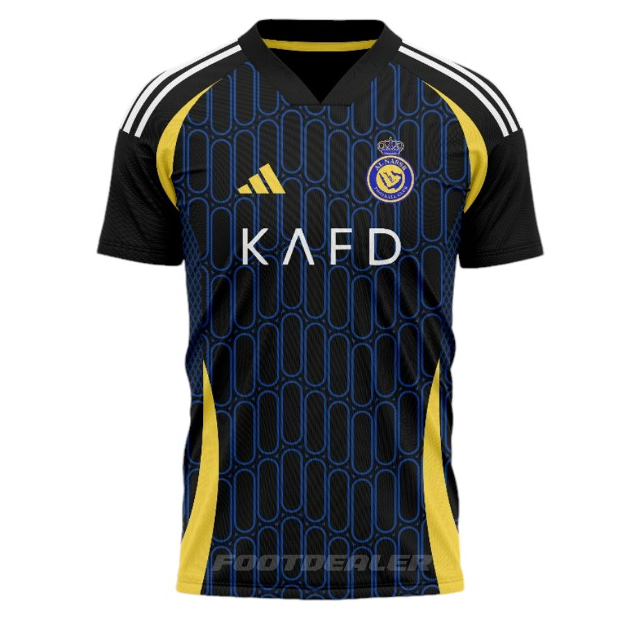 Nuevo Jersey Al Nassr Arabia 2024 2025 Visita Azul Marino Talla L