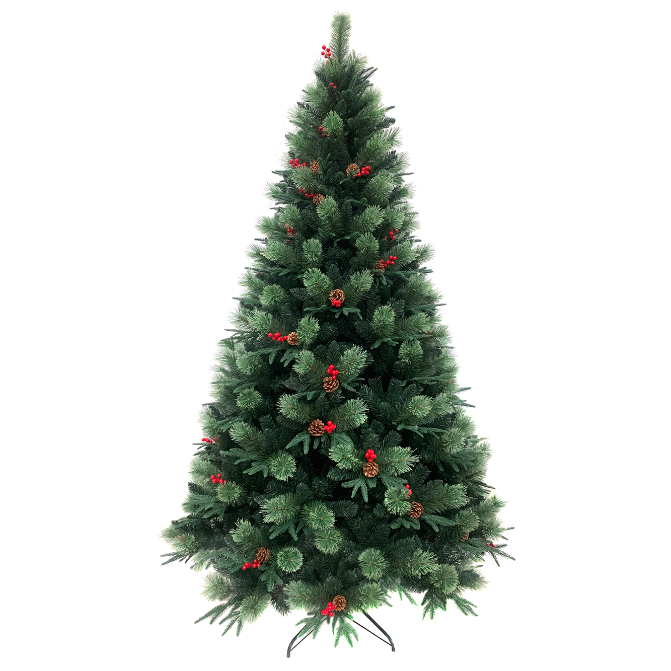 Árbol de Navidad Fraser Fir densidad premium 3 tipos de rama incluye maleta 250cm Artego