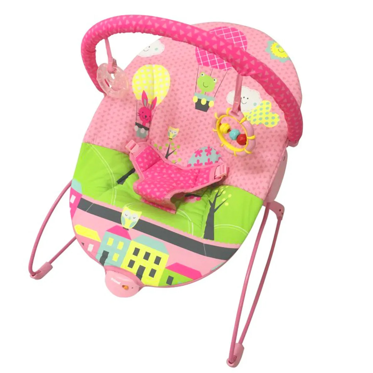 Mecedor Bebe Bouncer Prinsel. Rosa