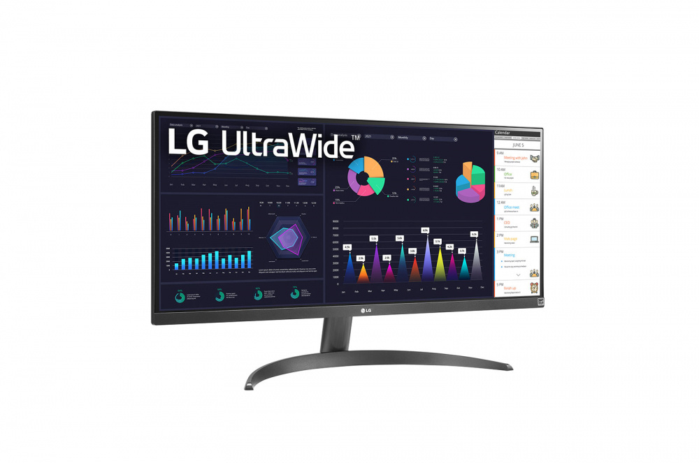 Monitor LG 29WQ500-B LED 29", Full HD, Ultra Wide, FreeSync, 100Hz, HDMI, Negro