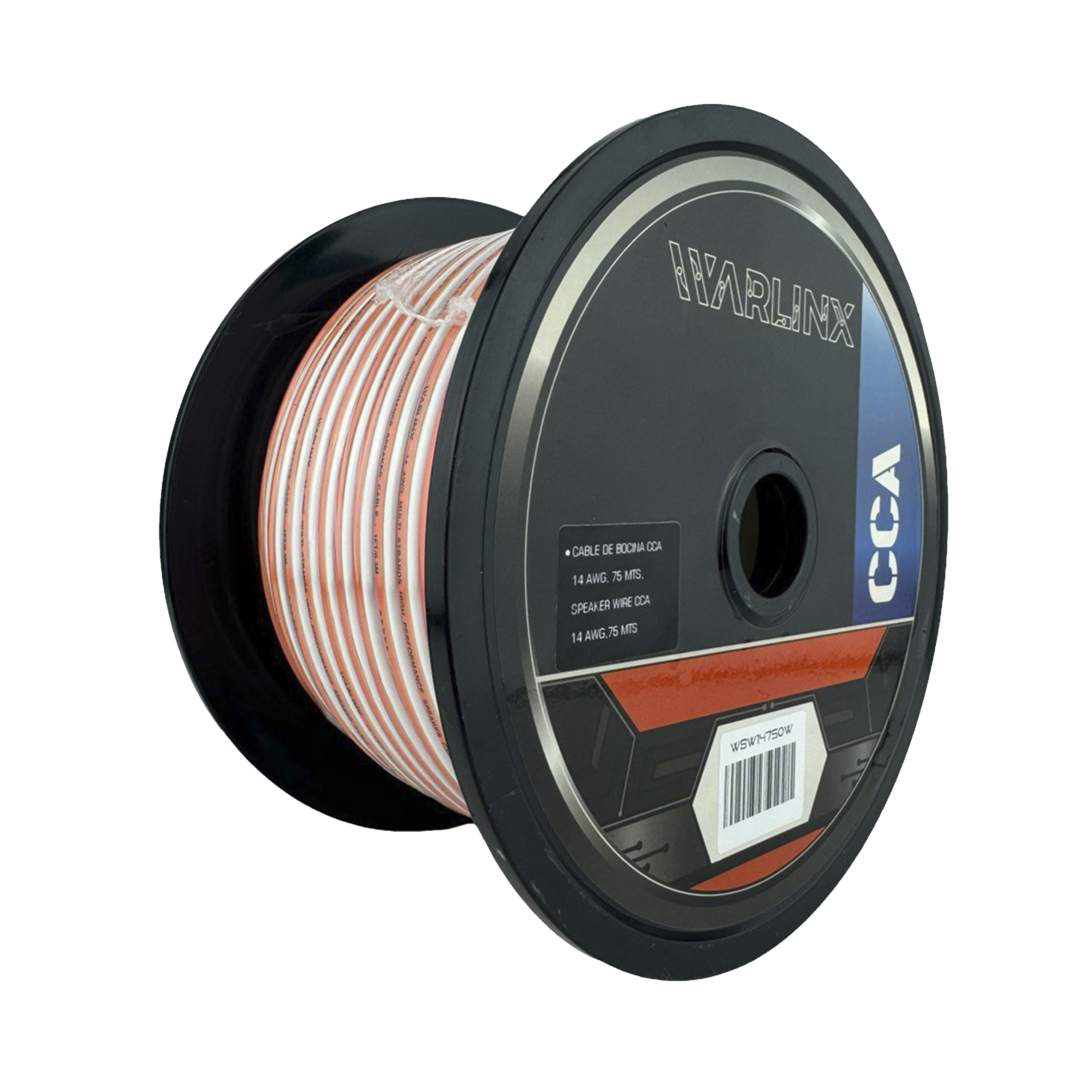 ROLLO DE CABLE PARA BOCINA SPEAKER WIRE 100mts CAL 16 CCA