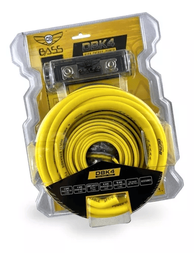 Kit De Instalacion Ampli Calibre 4 Db Bass Ultraflexible WAR AUDIO