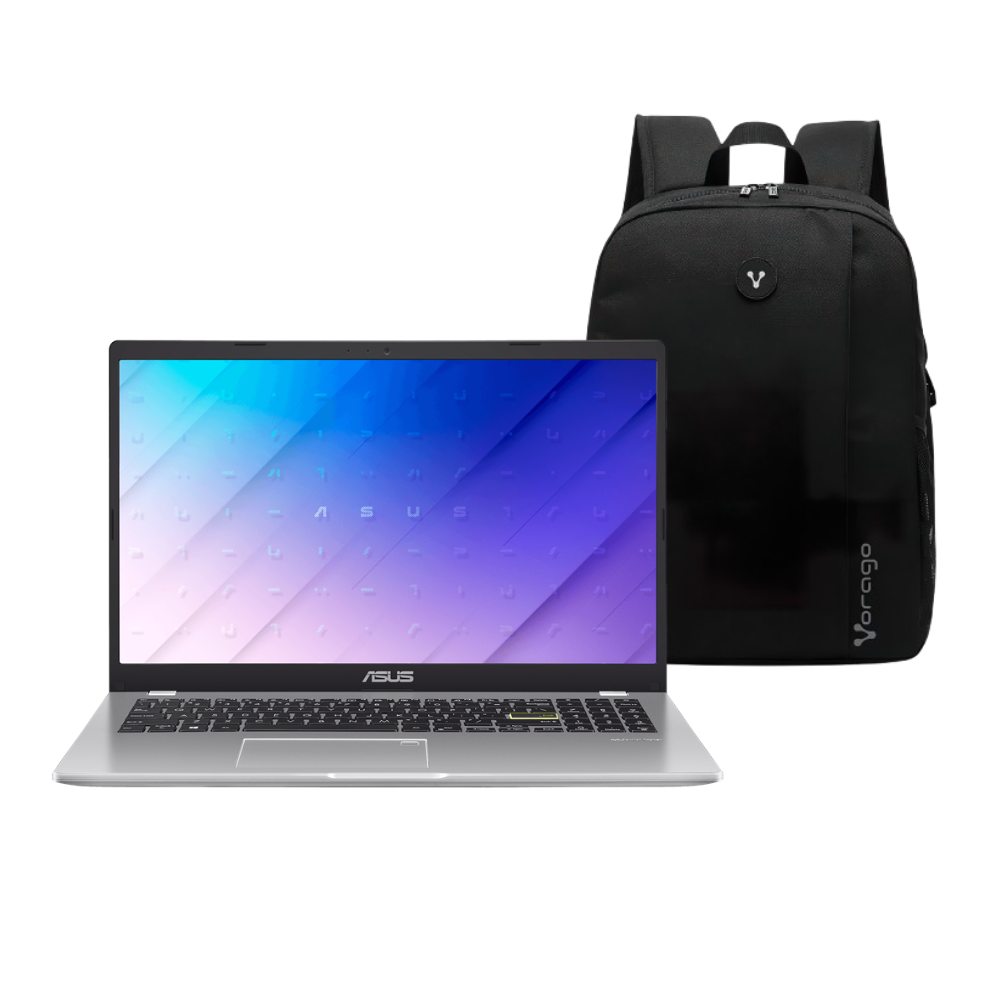 Combo Laptop ASUS E510MA-BR1532W Intel Celeron N4020 2C 4GB 128GB HD W11H Azul + Mochila 