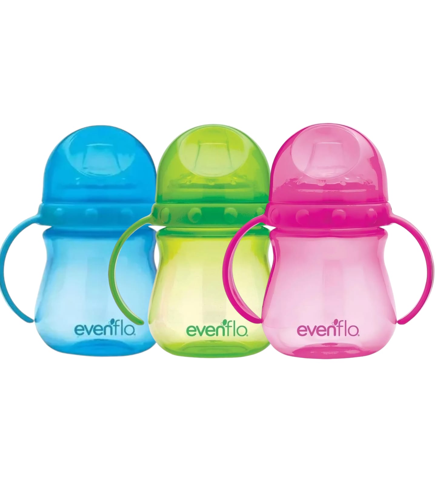 Set De Tres Vasos Entrenadores Evenflo Libre De Bpa