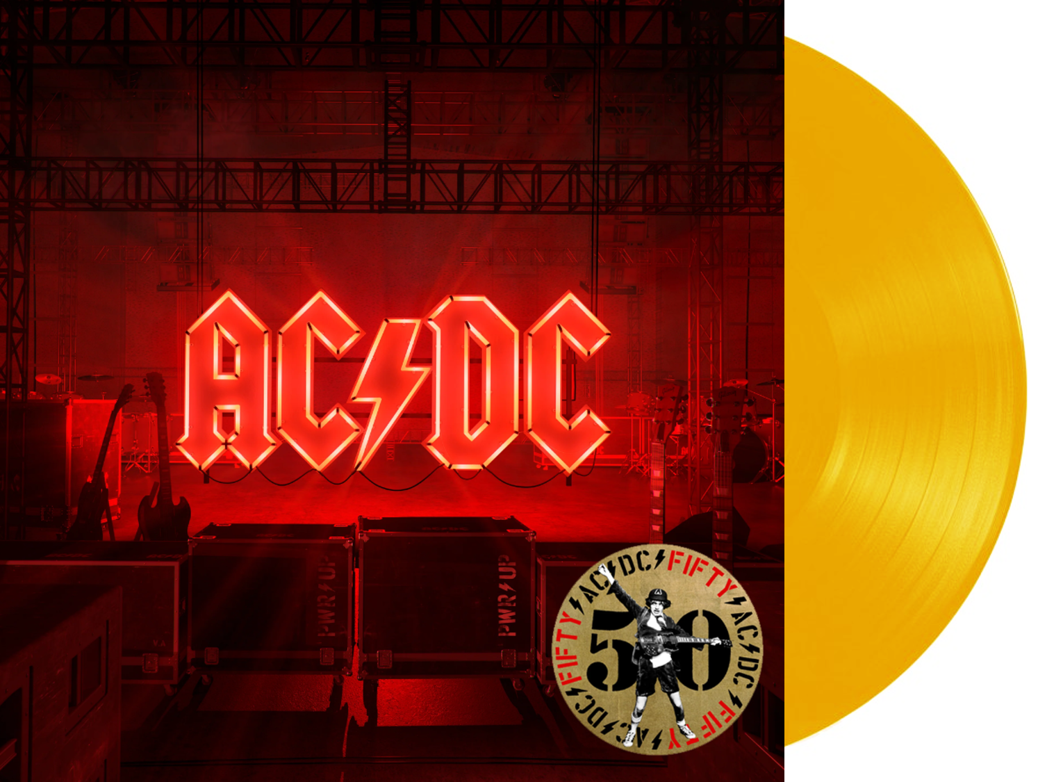 Ac/dc Power Up 50th Anniversary Dorado Gold Lp Vinyl