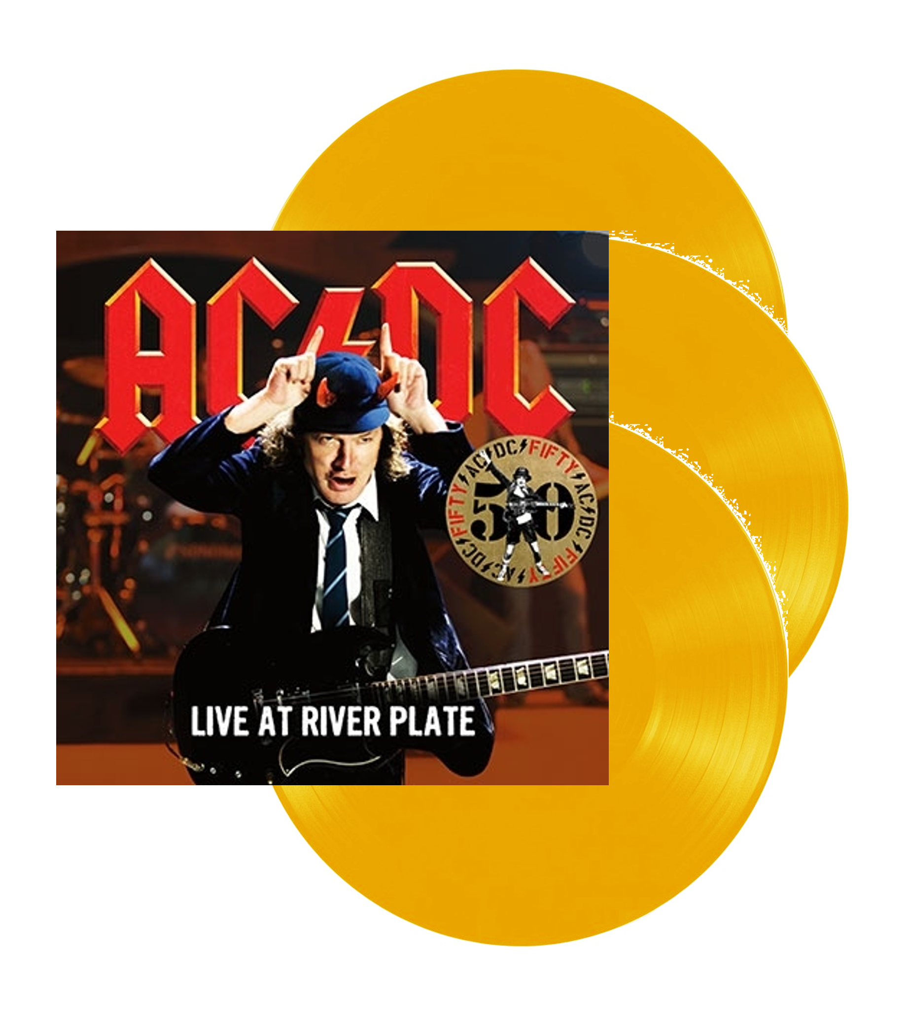 Ac/dc Live At River Plate 50th Anniversary Gold 3 Lp Vinyl