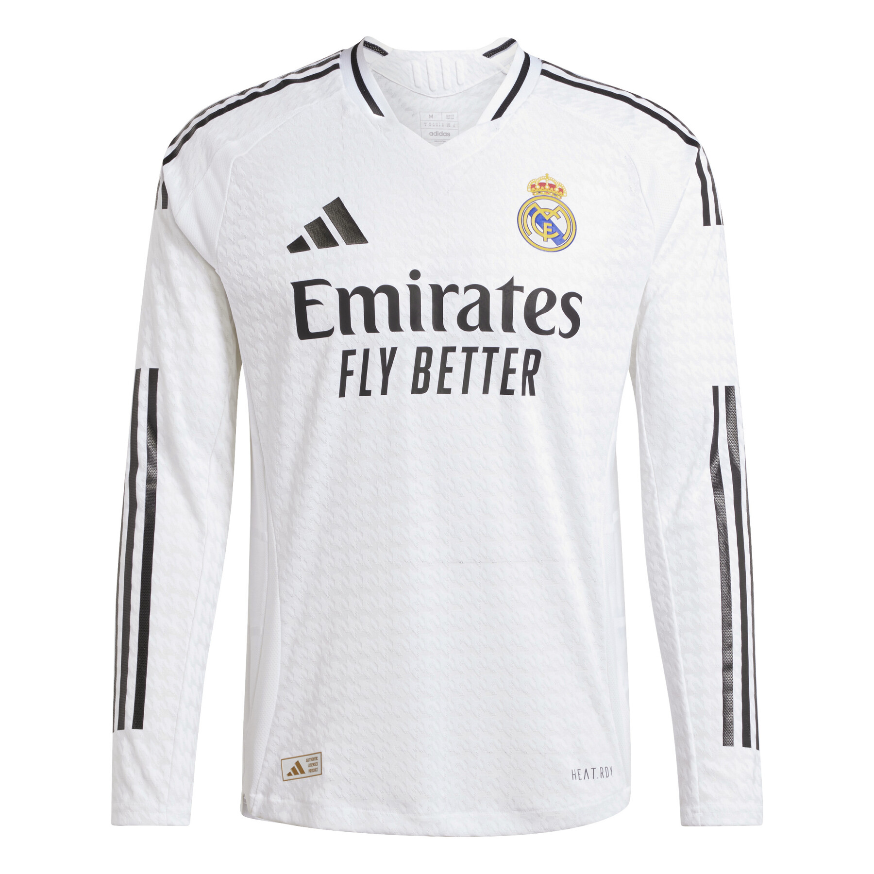 Jersey Original Adidas Real Madrid manga larga  jugador Heat.Rdy 2024-2025 IT5204