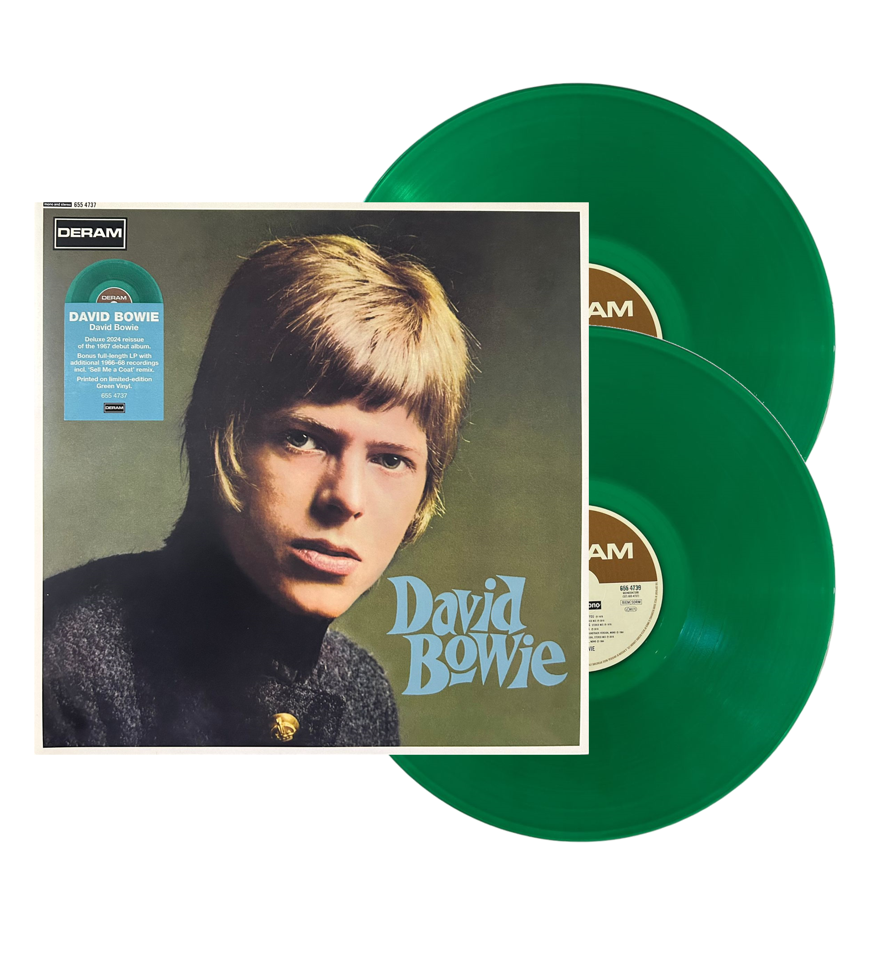 David Bowie Deluxe 2024 Green 2 Lp Vinyl