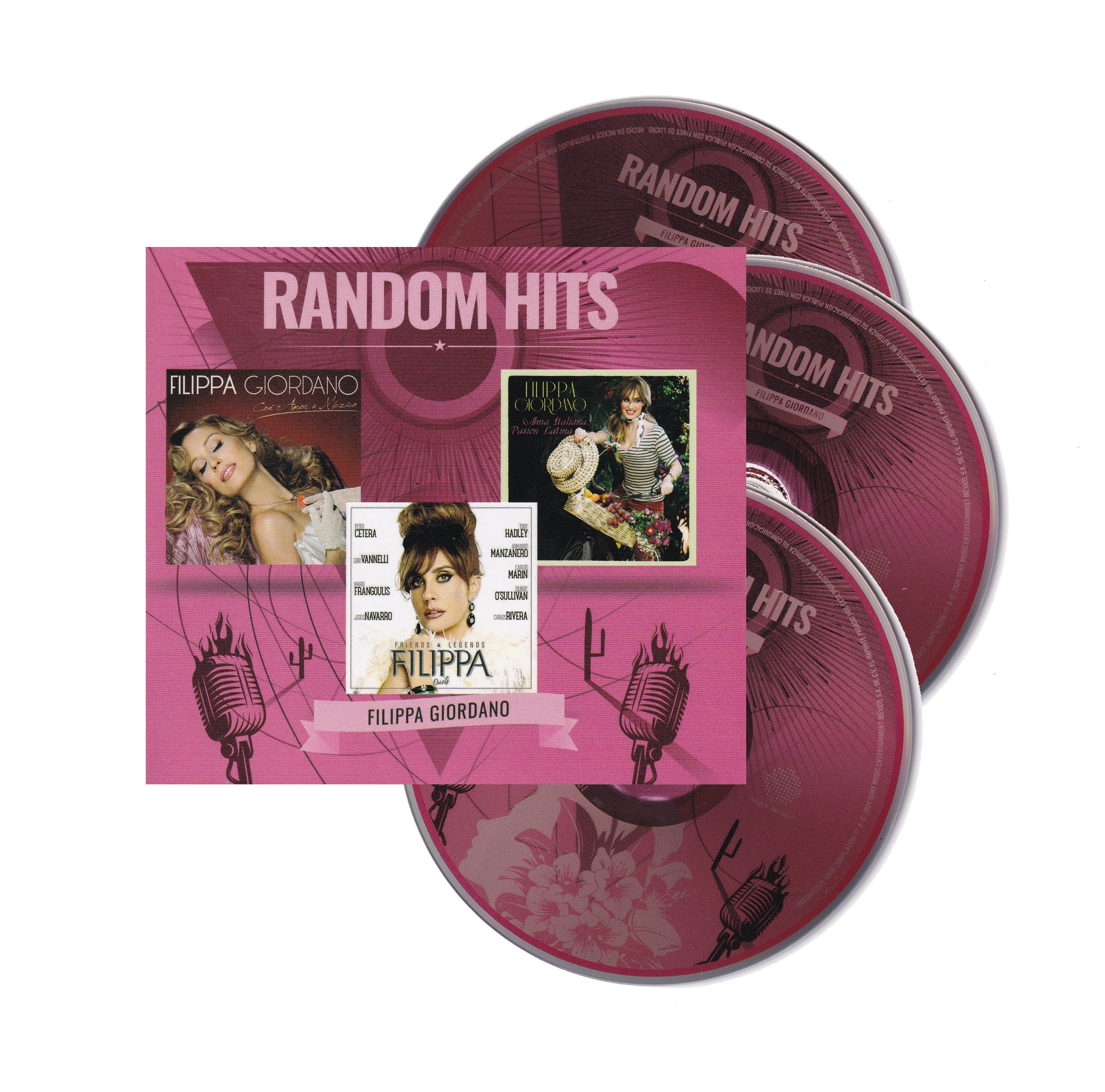 Filippa Giordana Random Hits Con Amor A Mexico Box 3 Cd