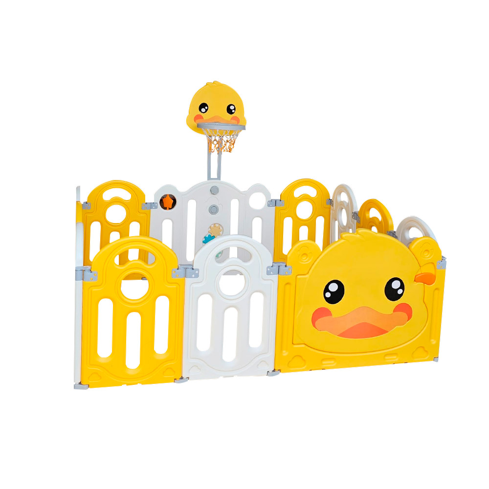 Corralito Para Bebe Con Accesorios Para Juegos 3 En 1 Pato