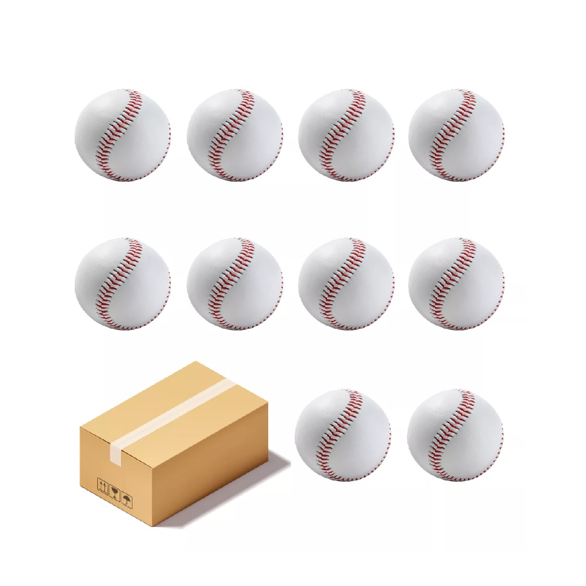 Pelota Softball Pelota Beisbol 10 Pelotas De Pvc 9 In