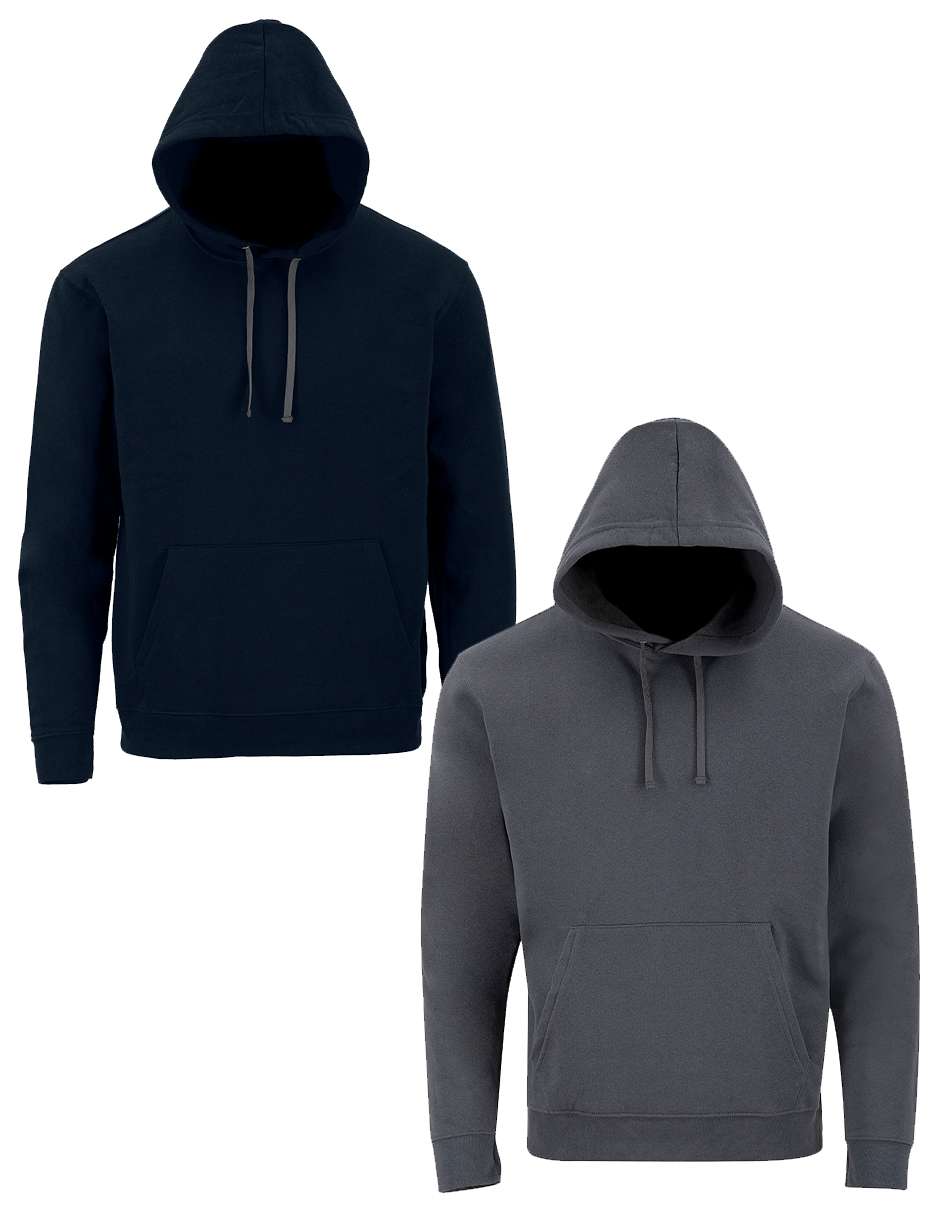 SET DE 2 SUDADERAS BÁSICAS MARINO Y CARBON CHICAS INDICUM HOMBRE