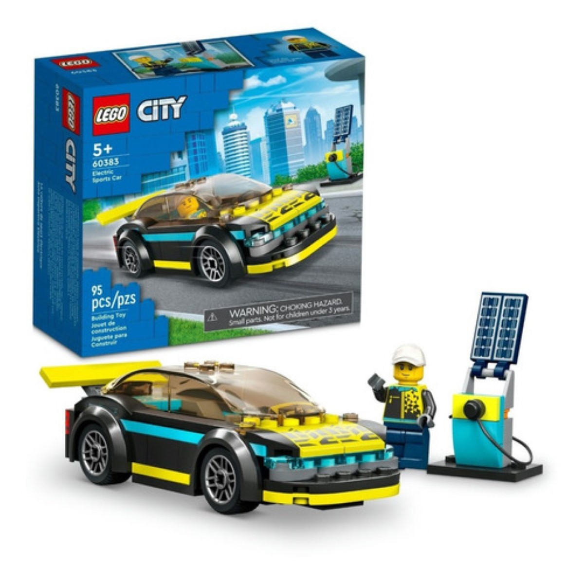 Construcción Lego City Deportivo Eléctrico Cantidad de piezas 95 amarillo