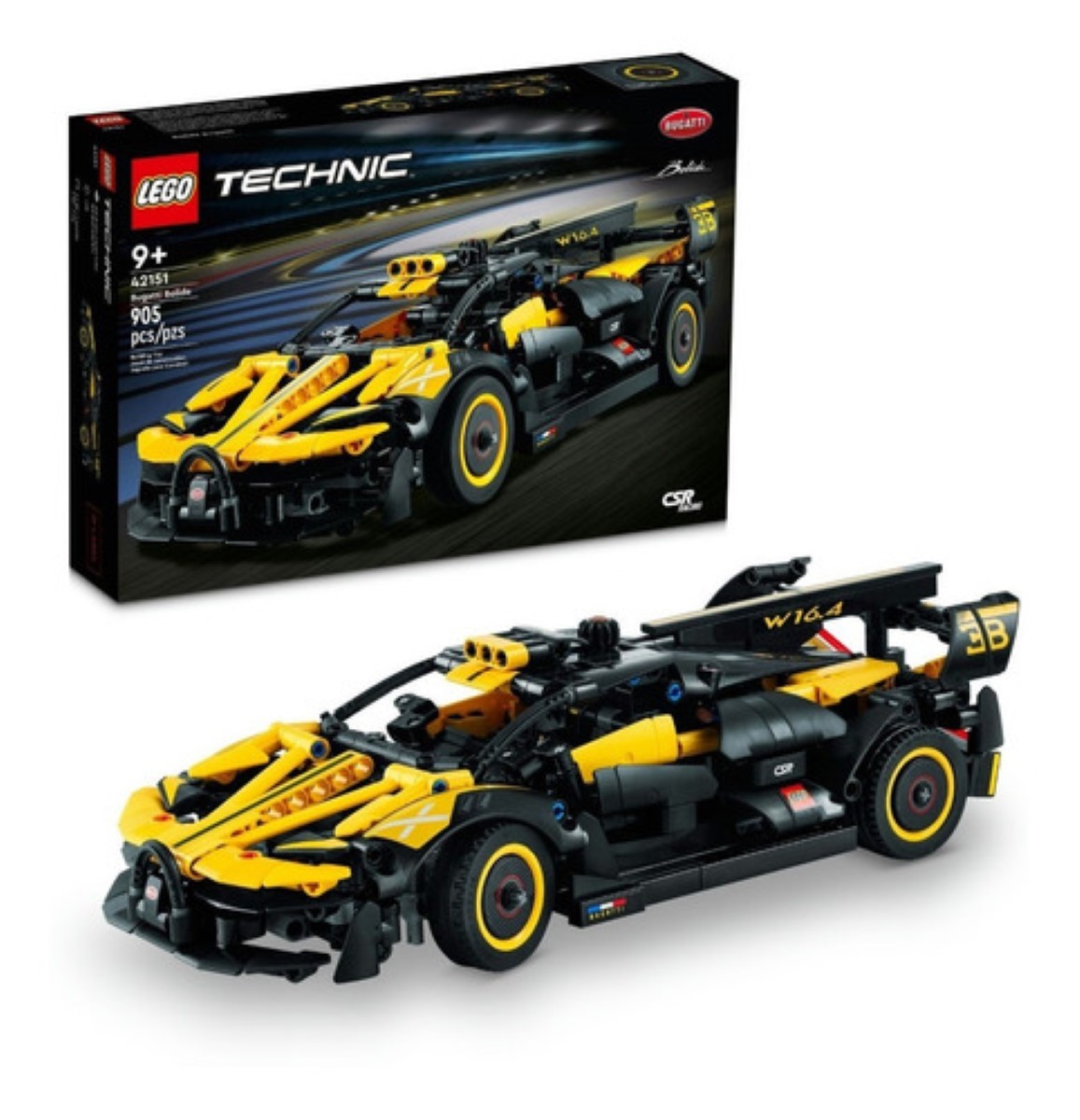 Kit De Construcción Lego Technic Bugatti Bolide 905pz colores