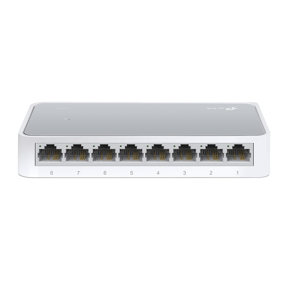 Switch TP-Link Fast Ethernet TL-SF1008D, 8 Puertos 10/100Mbps, 1.6Gbit/s, 1000 Entradas.