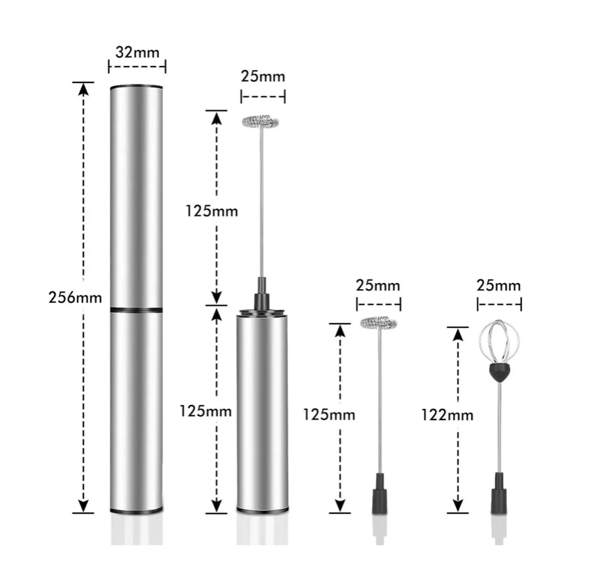 Licuadora Wünd De Espuma De Leche Eléctrica De Acero Inoxidable