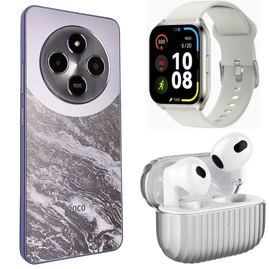 Xiaomi Poco C75 8+256GB White Gold – Débloqué + Chargeur 33W – Neuf Sous Blister