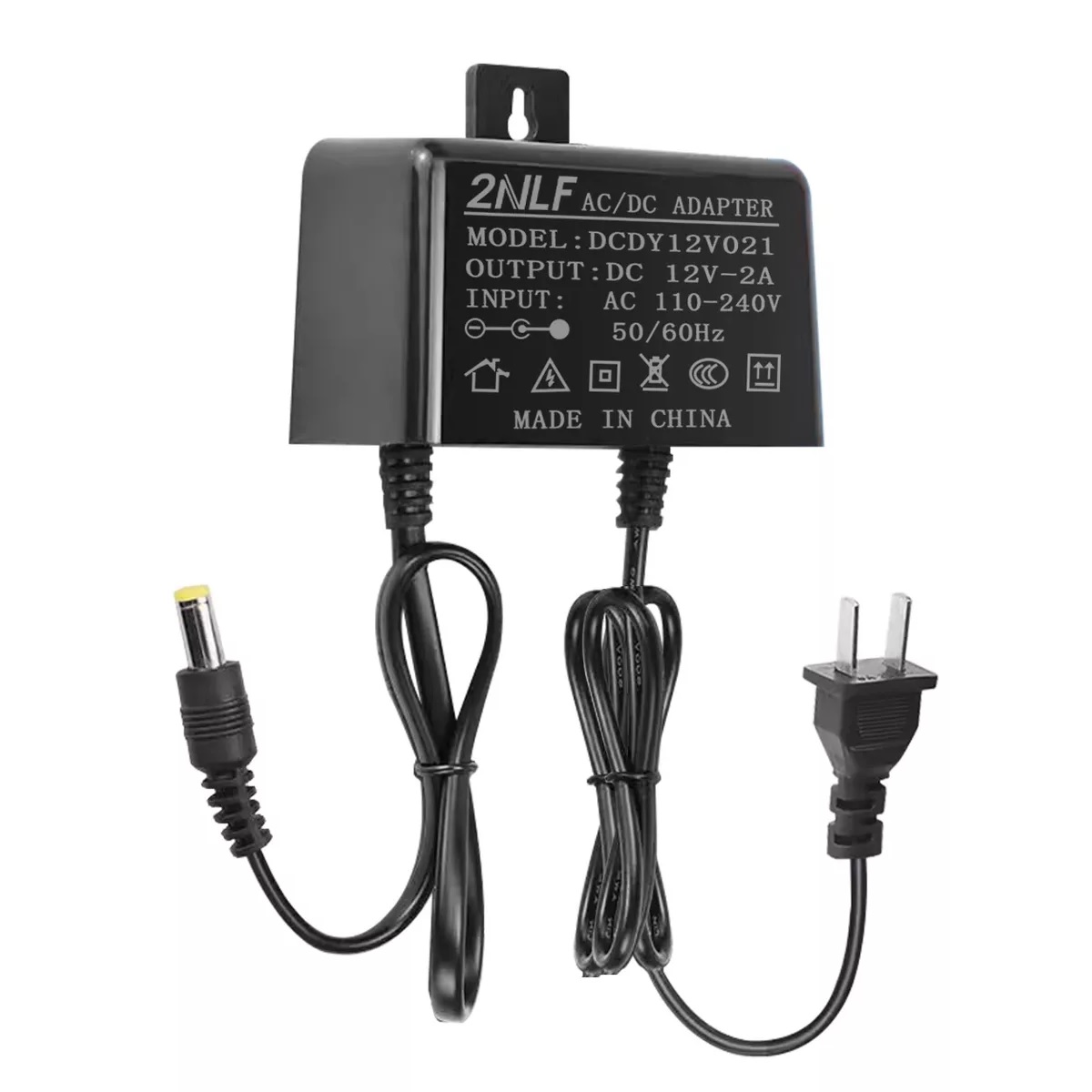  Adaptador 12v 2a 3m Para Cámaras De Seguridad