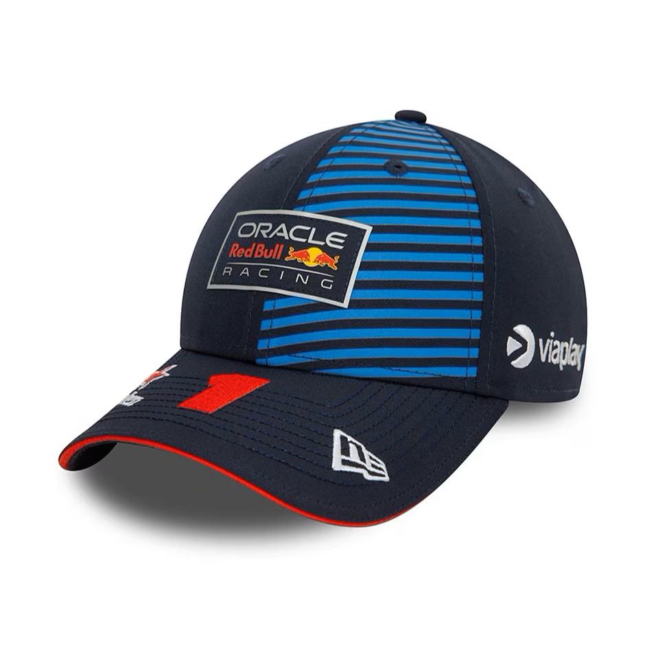 Gorra ajustable Max Verstappen Red Bull Racing New Era 9FORTY - Azul marino