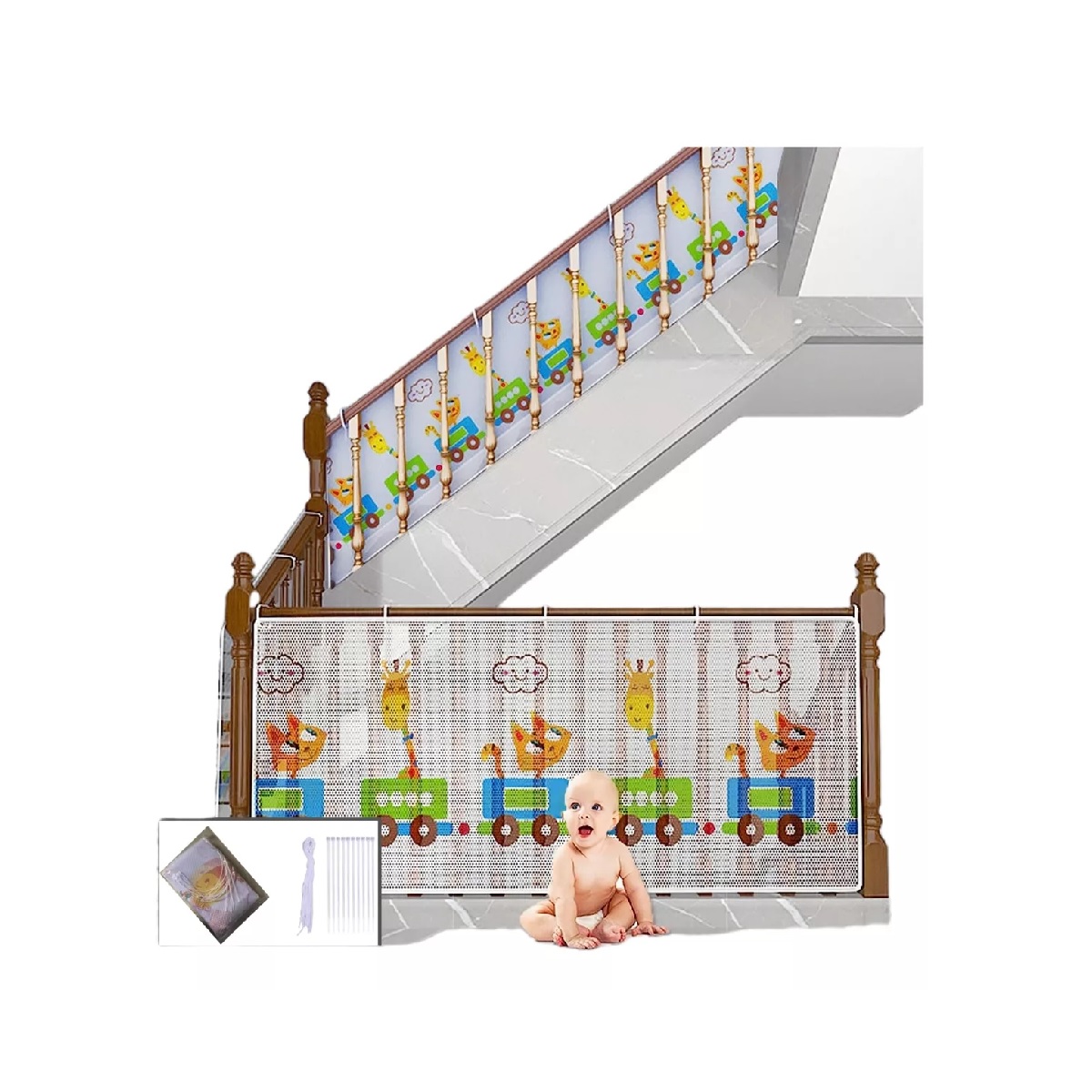 Red De Seguridad Infantil Para Escaleras\ Balcones\ Terrazas