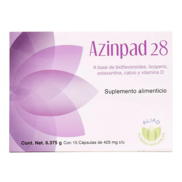 AZINPAD 28 CAPS Suplemento para los sintomas del periodo