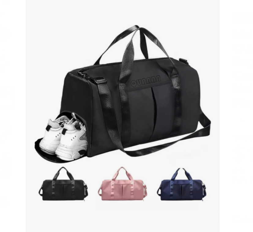 Maleta Deportiva Wünd Bolsa de Gym Negro