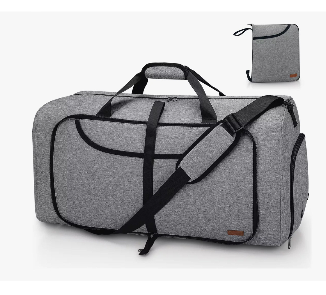 Maleta Bolsa De Viaje Bolsa Deportiva Gym Fitness Bag 75l gris