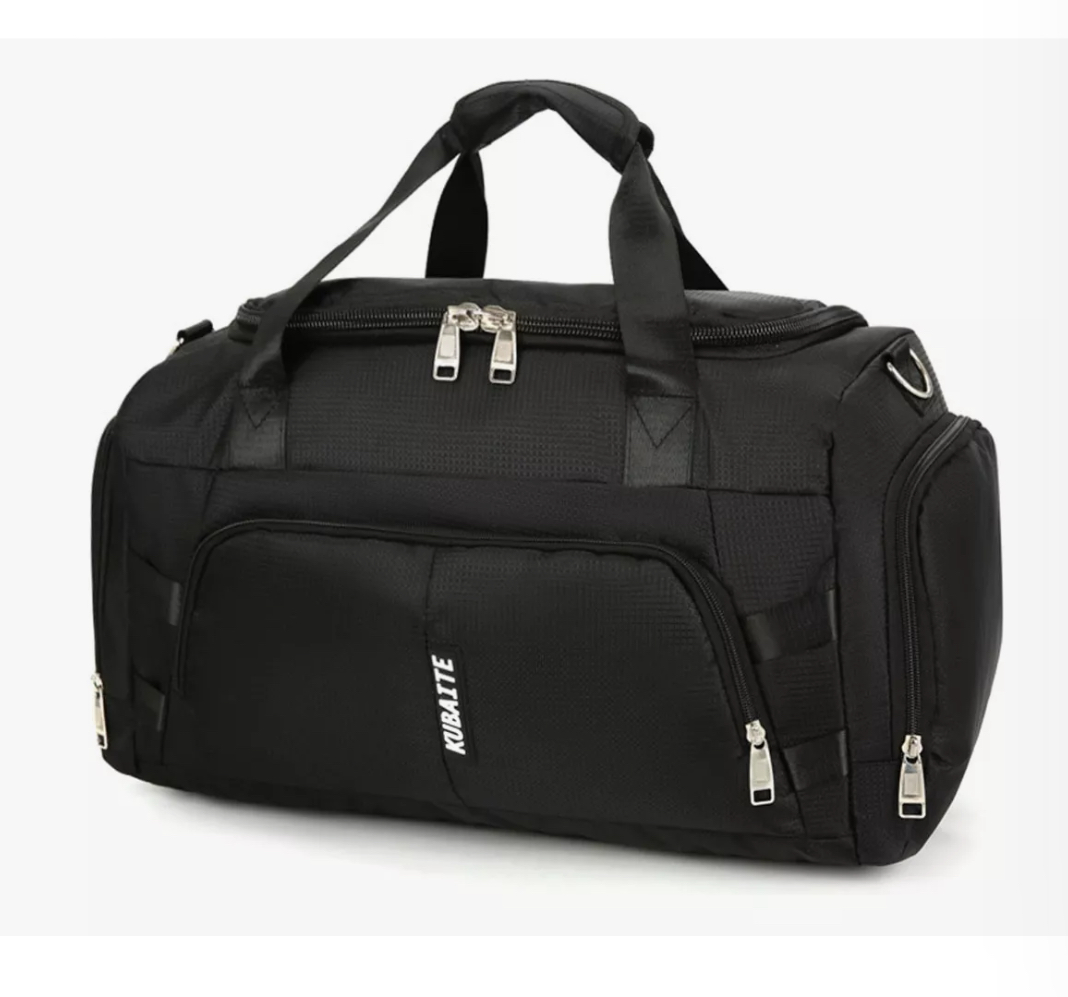 Maleta Wünd De Gran Capacidad, Bolsa De Fitness De Viaje Deportes Negro