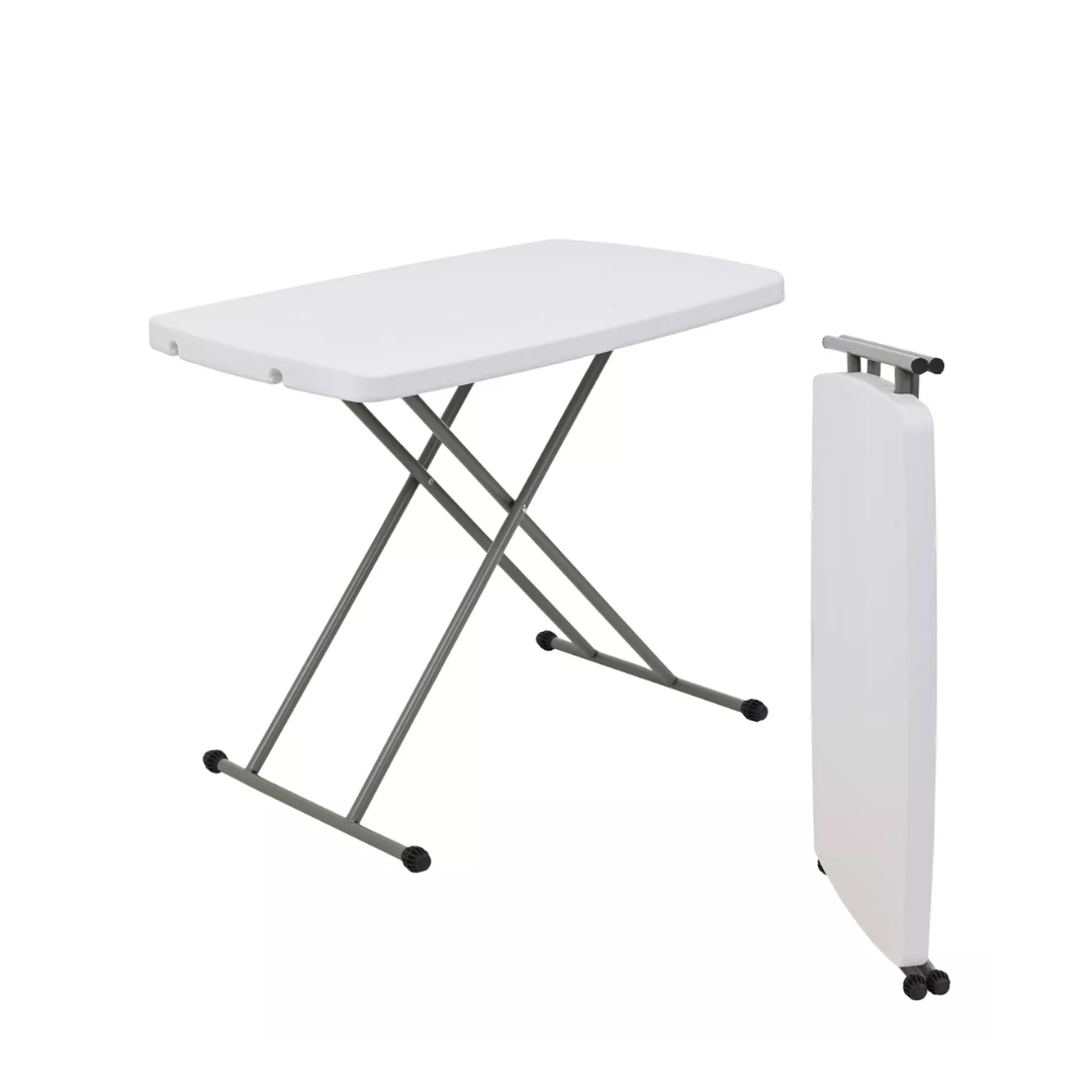 Tablón plegable blanca rectangular 76cm de 3 niveles resistente ...