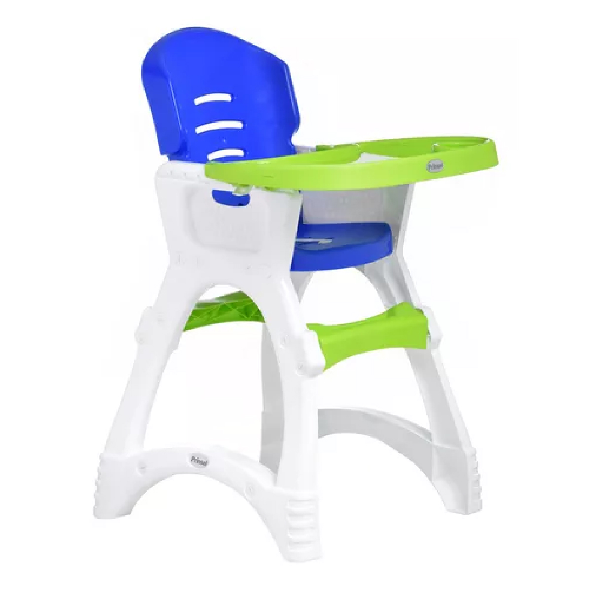 Silla Alta Prinsel Dinner Verde Azul Blanco