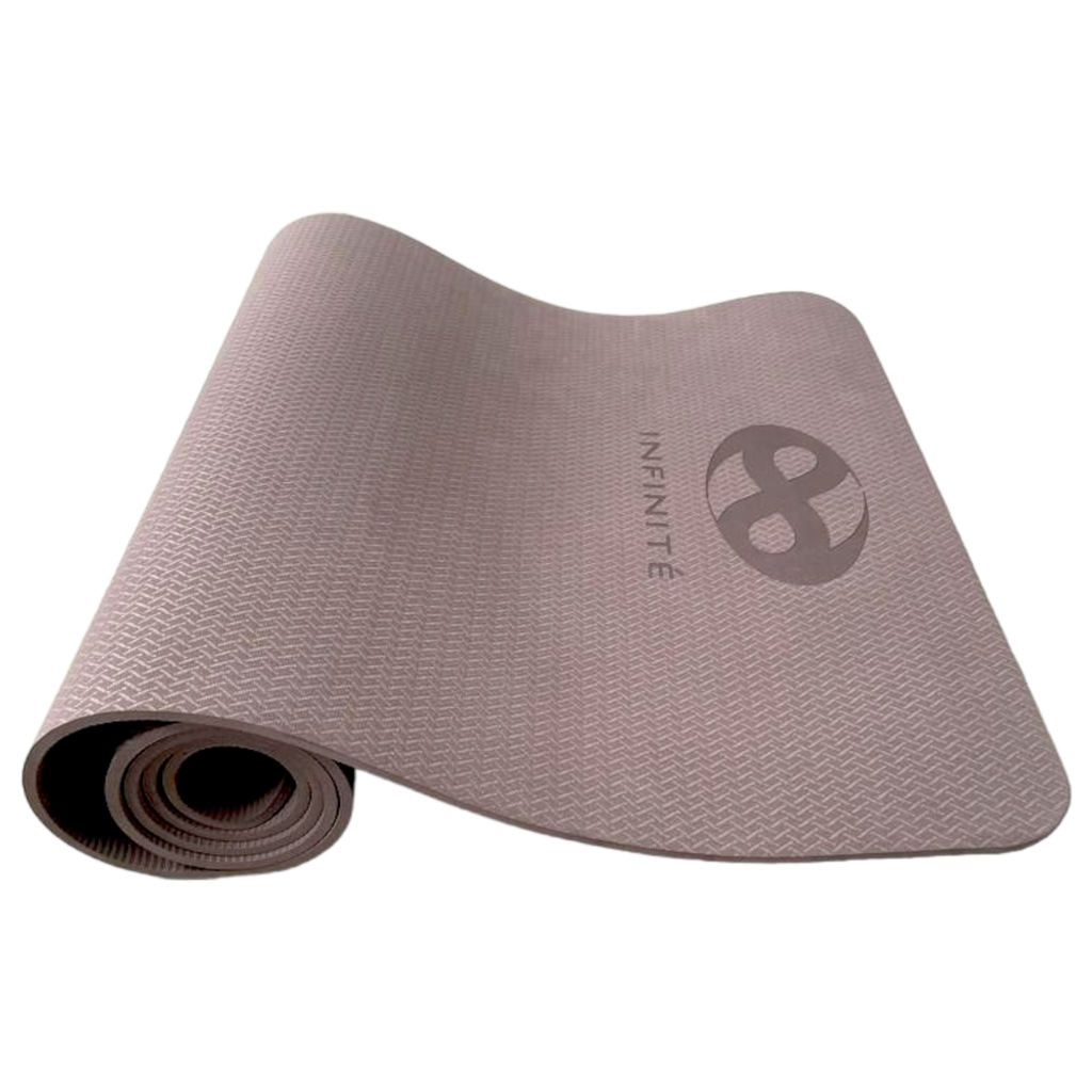 Infinité Tapete Mat de Yoga Pilates doble Beige IF-TY1