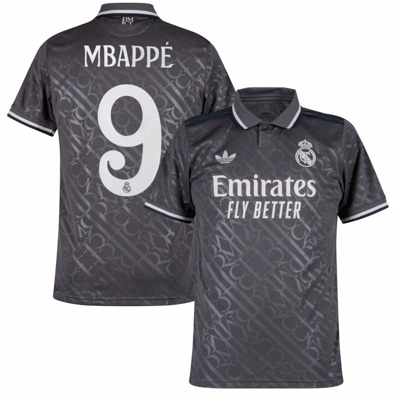 Jersey Original Adidas Real Madrid 3era gala Mbappe #9 2024-2025 JX1307