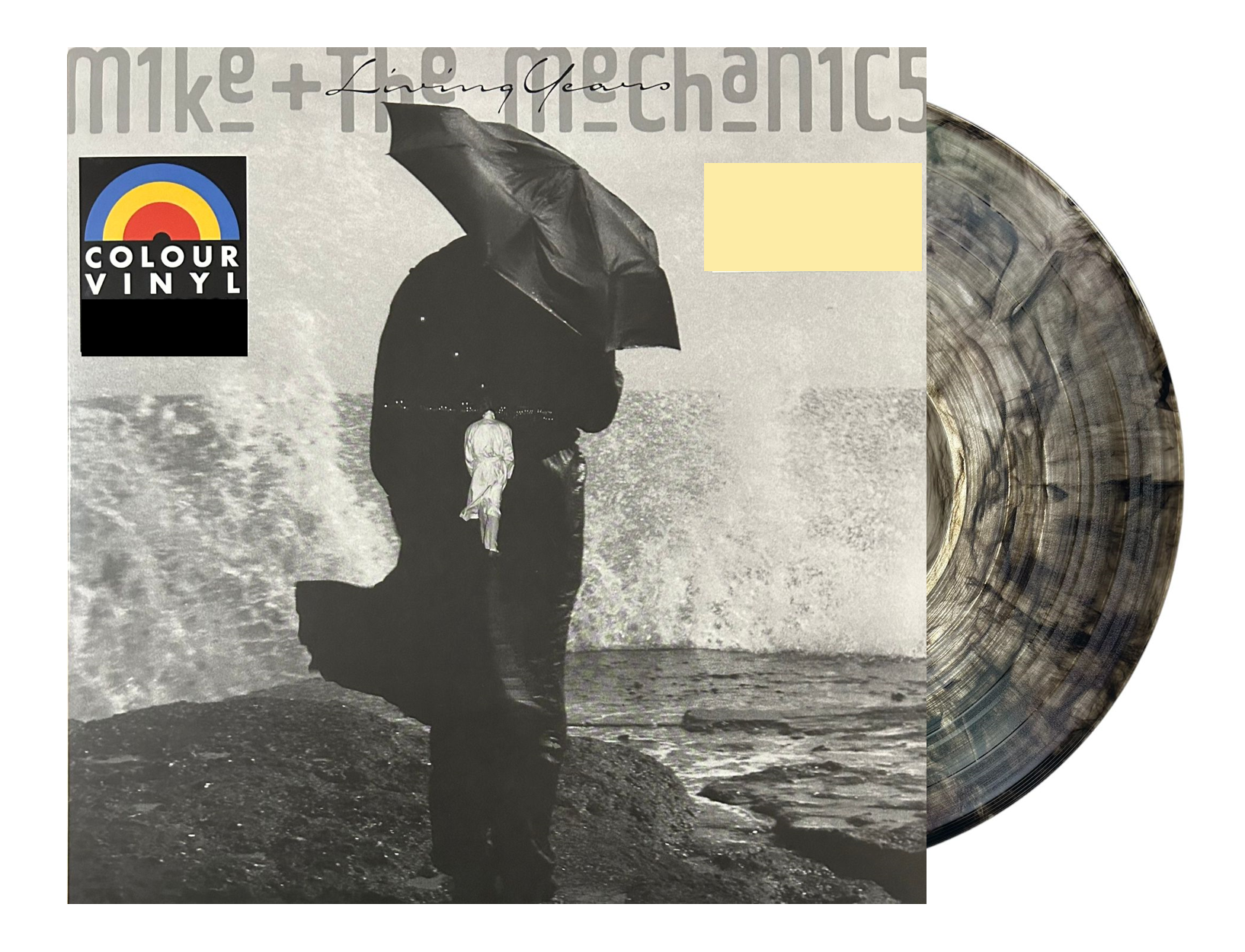 Mike & The Mechanics Living Years Clear & Black Lp Vinyl