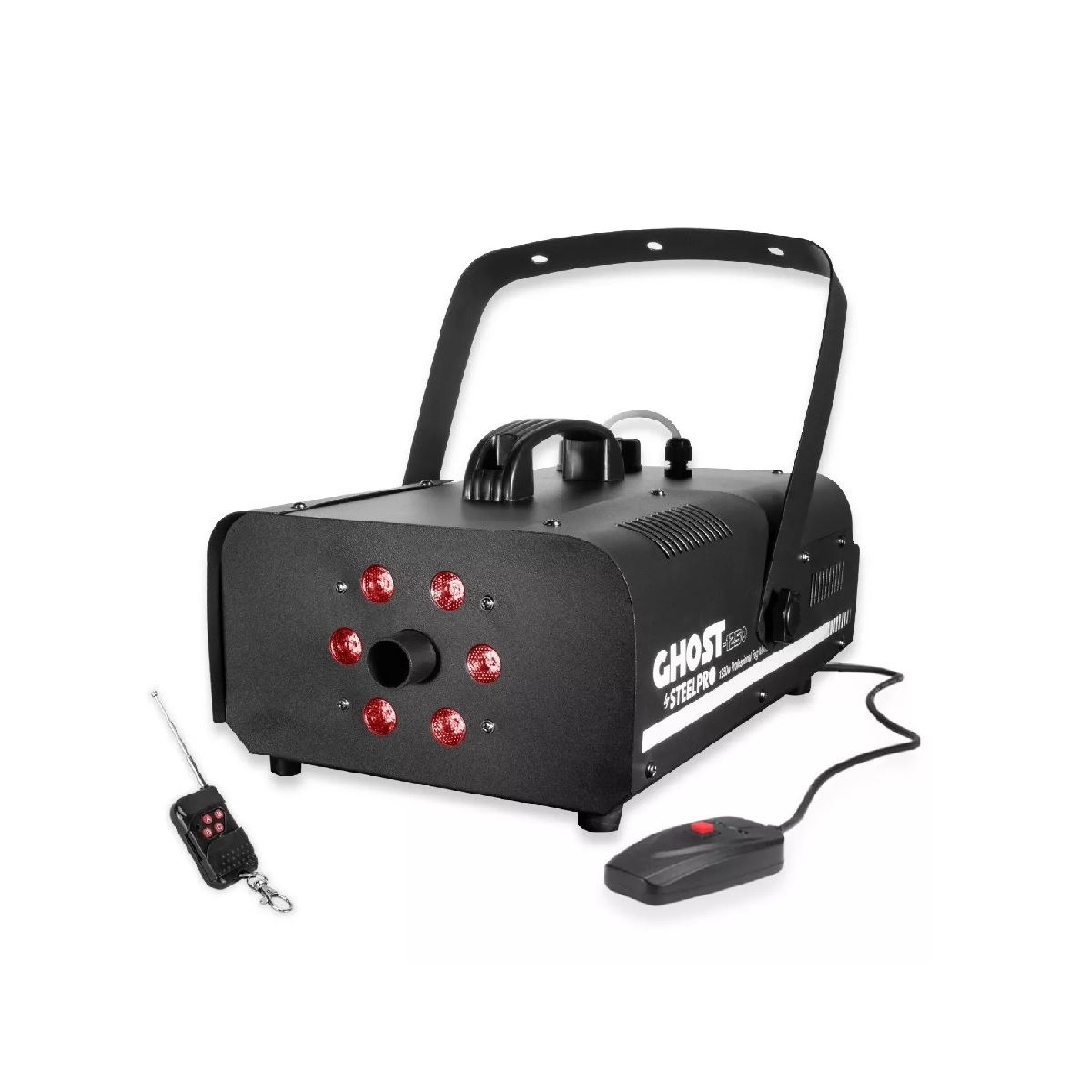 Maquina De Humo 1250w Control Alambrico/inalambrico Steelpro Color Negro